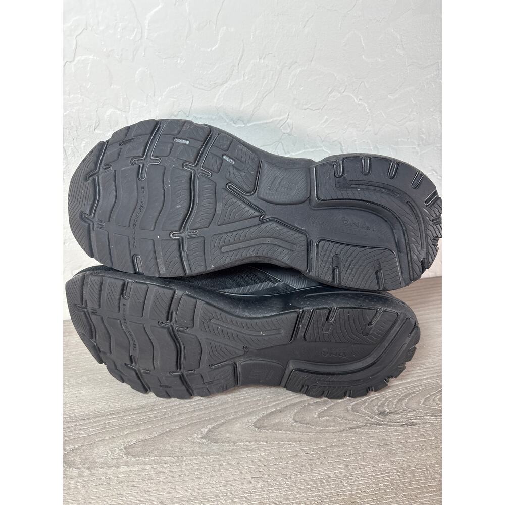 Brooks Ghost 15 Wms Sz 10 Narrow (2A) Triple Black Athletic Running Shoe Sneaker - Picture 7 of 9